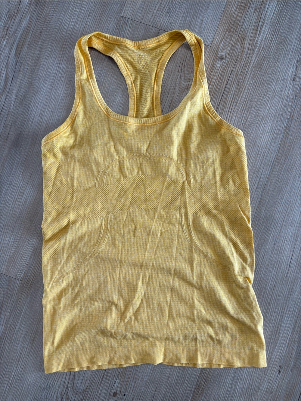 lululemon athletica Yellow Racerback Tank